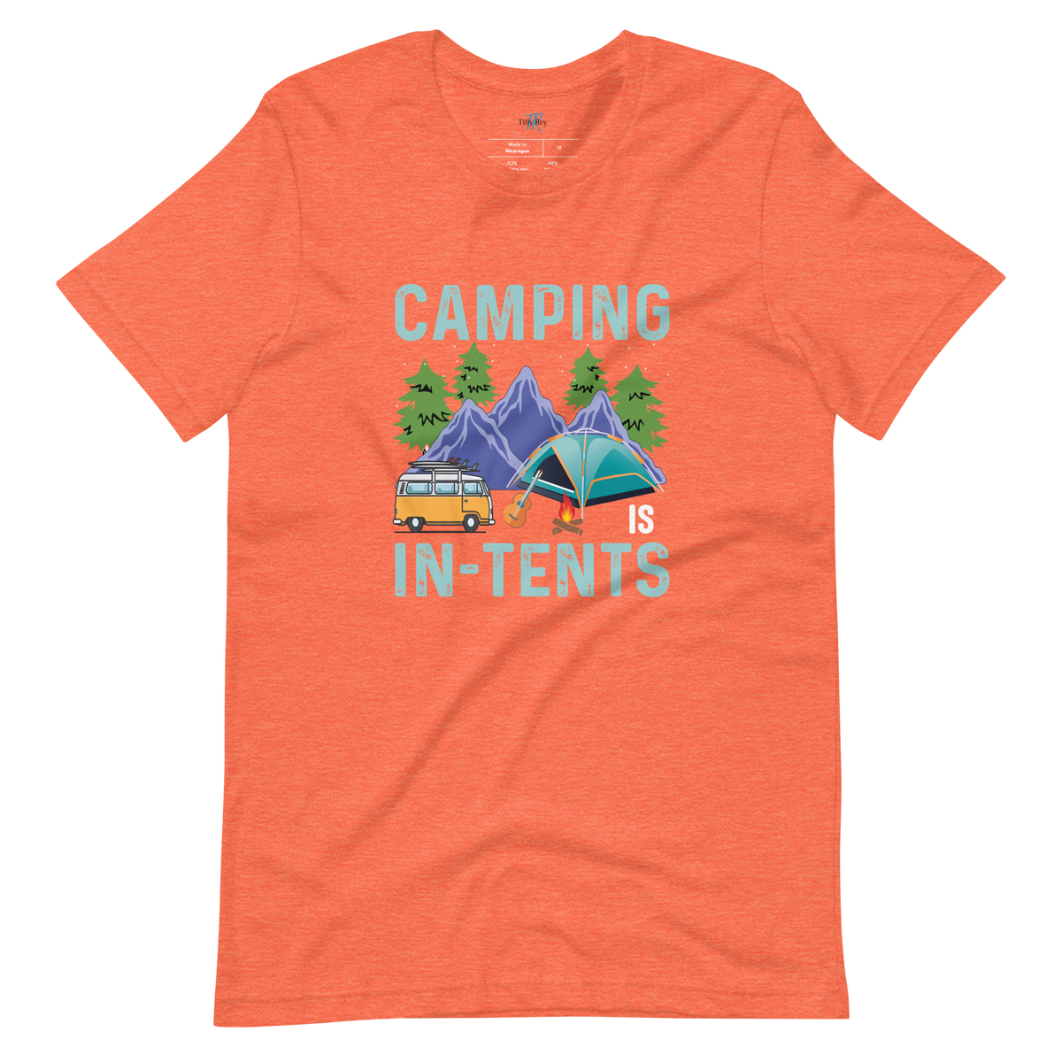 CAMPING IS IN-TENTS T-SHIRT