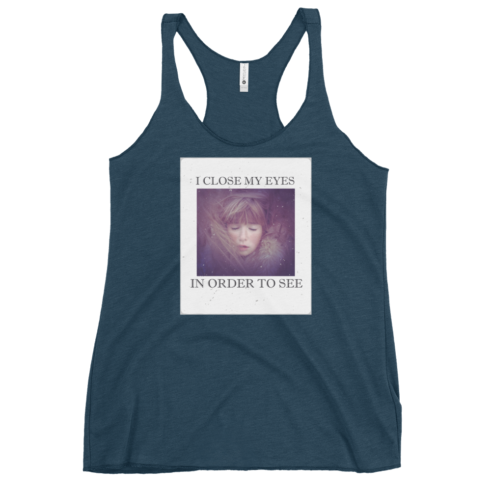 I CLOSE MY EYES 2 Women's Tank Top