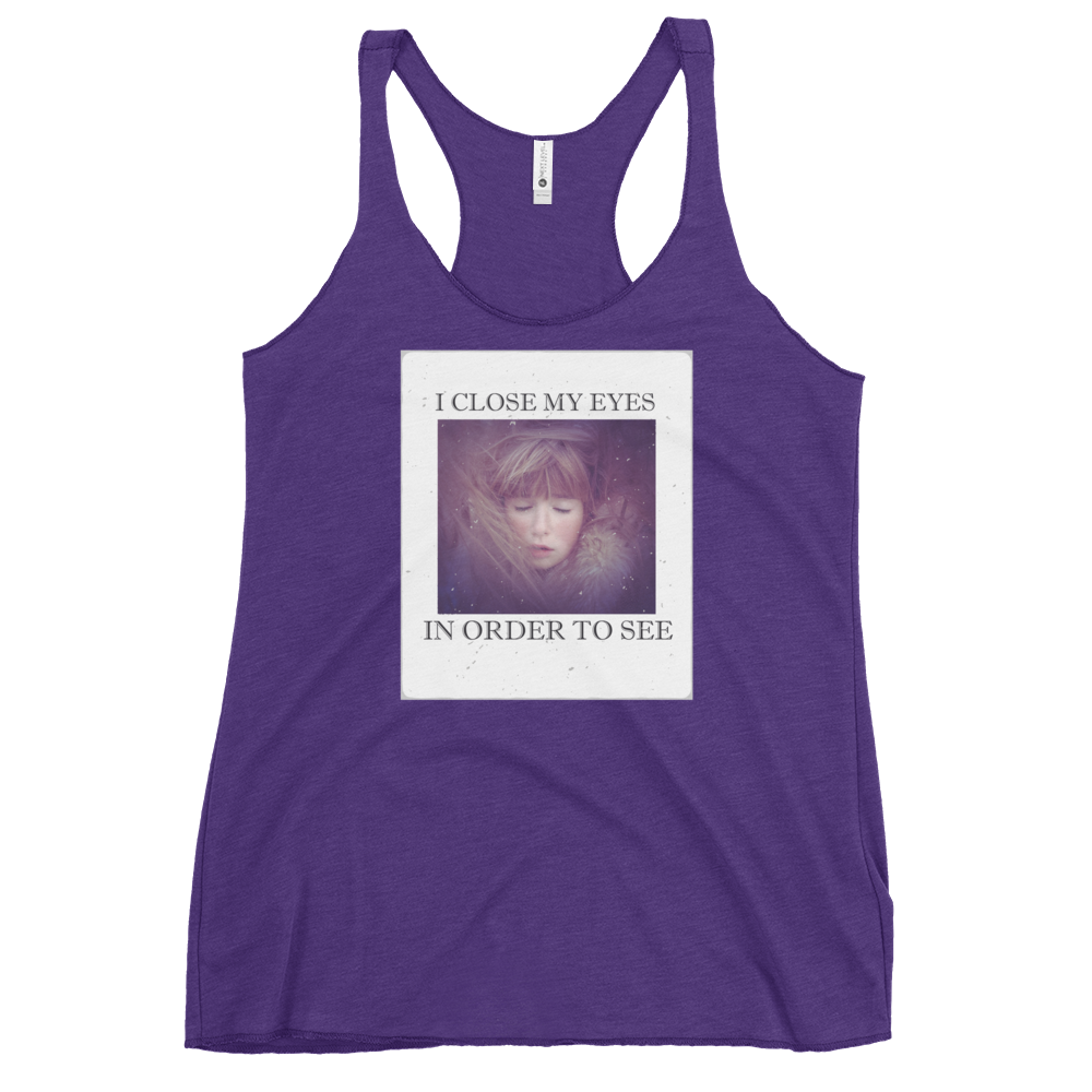 I CLOSE MY EYES 2 Women's Tank Top