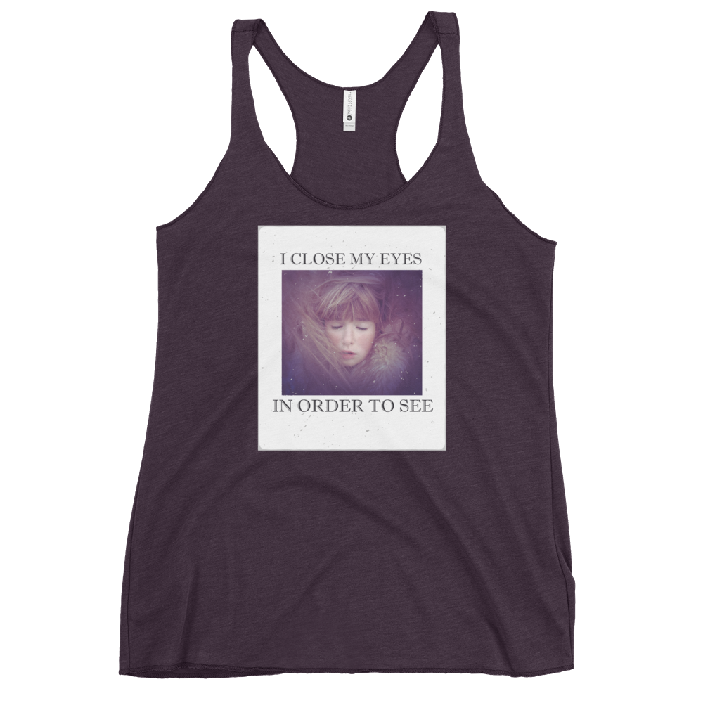 I CLOSE MY EYES 2 Women's Tank Top