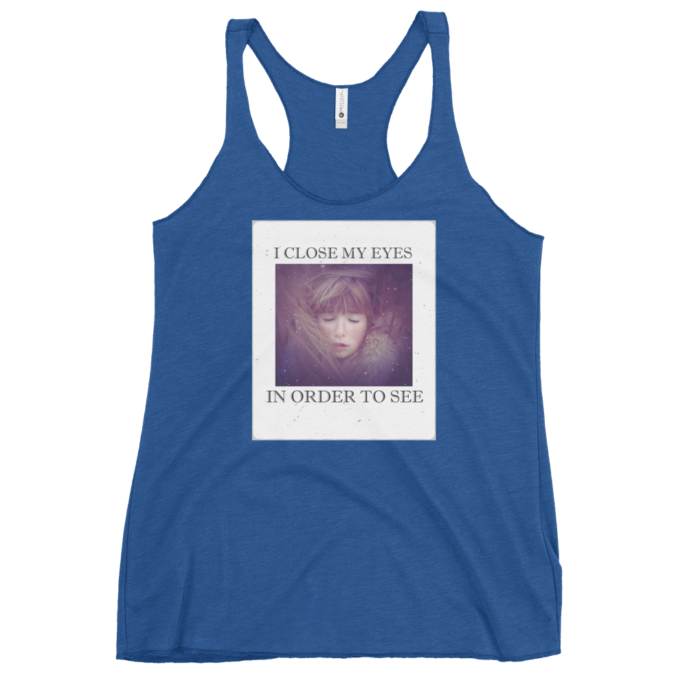 I CLOSE MY EYES 2 Women's Tank Top