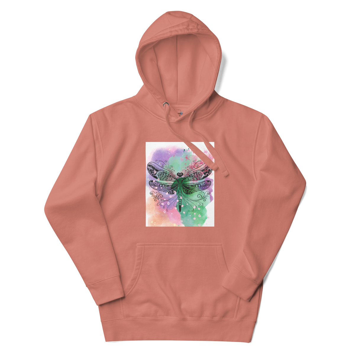 Watercolor Dragonfly Hoodie