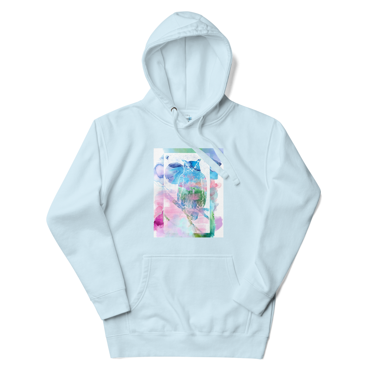 Watercolor Owl Hoodie