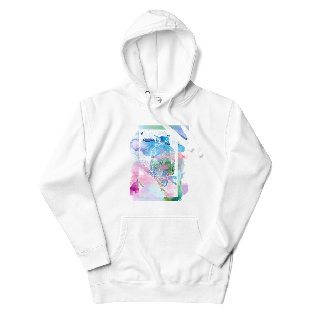 Watercolor Owl Hoodie