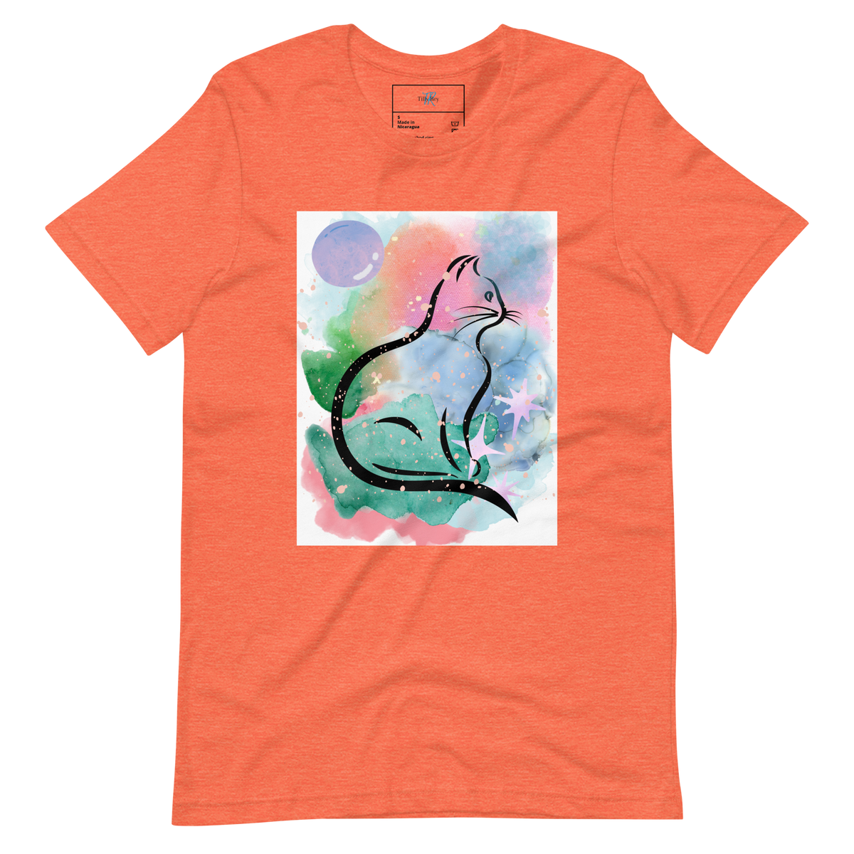 Watercolor Cat T-Shirt