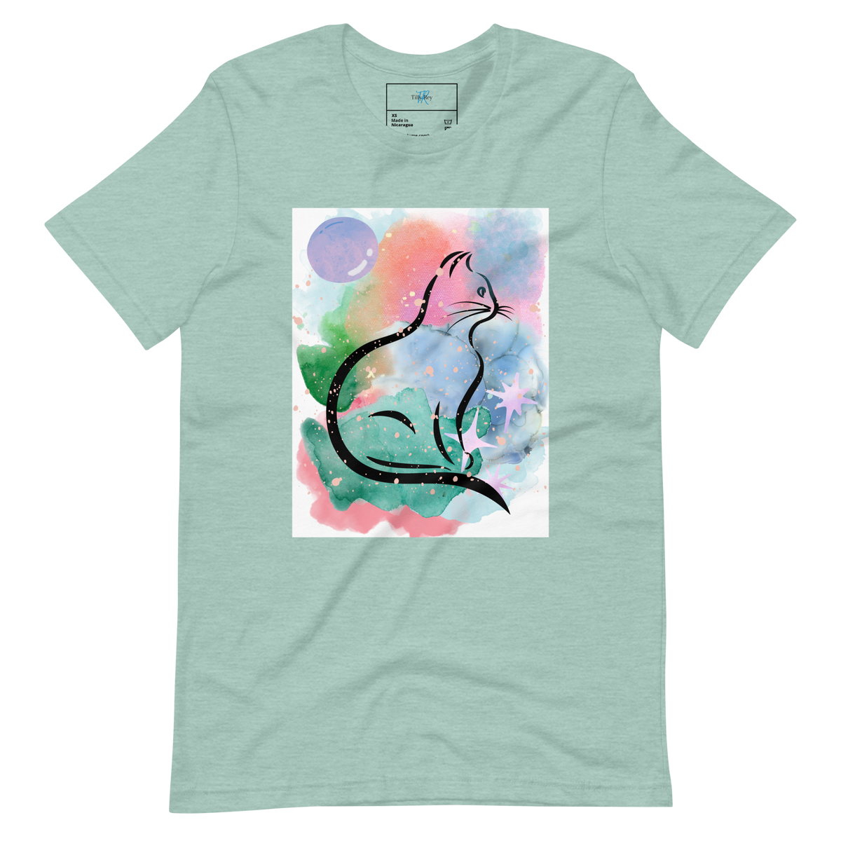 Watercolor Cat T-Shirt