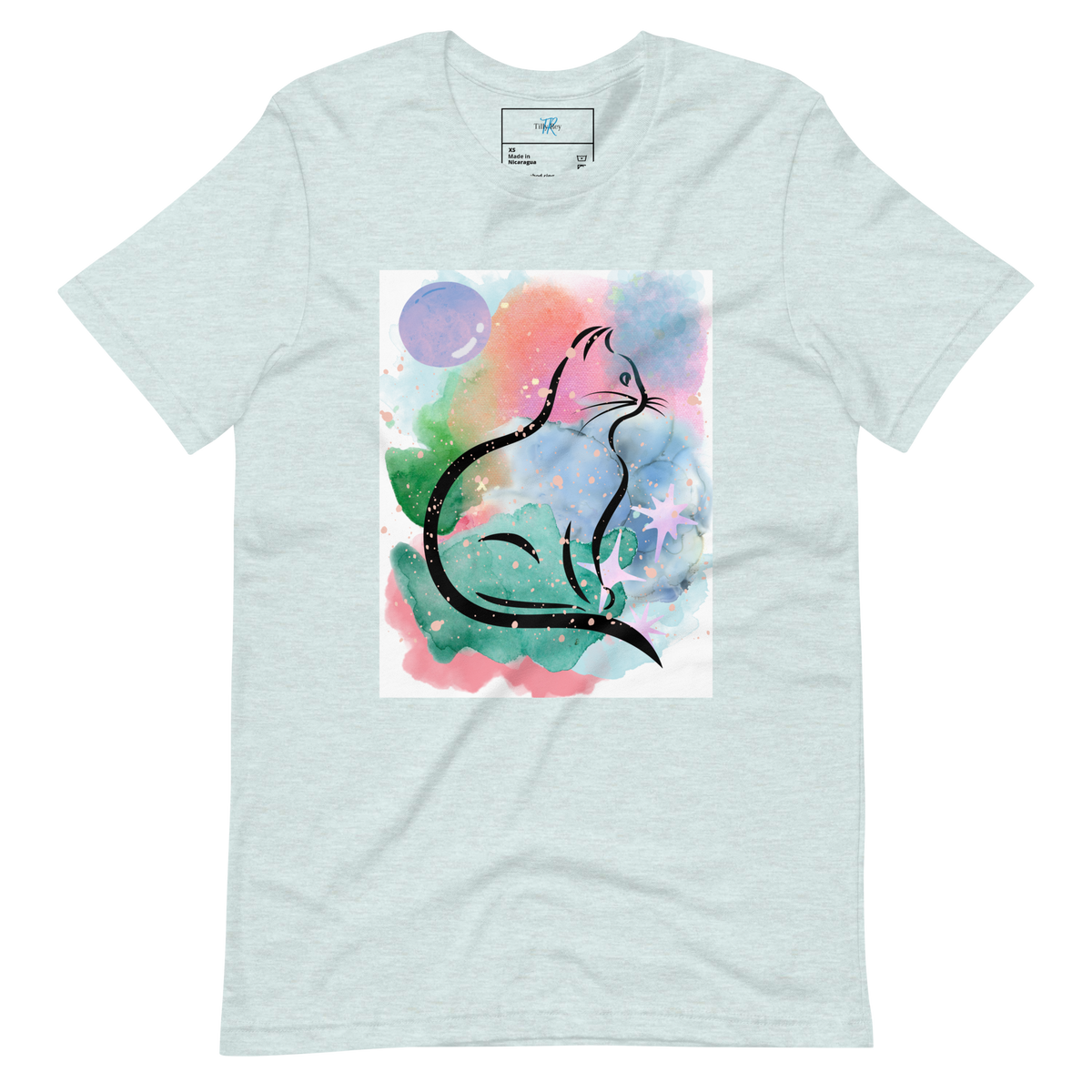Watercolor Cat T-Shirt