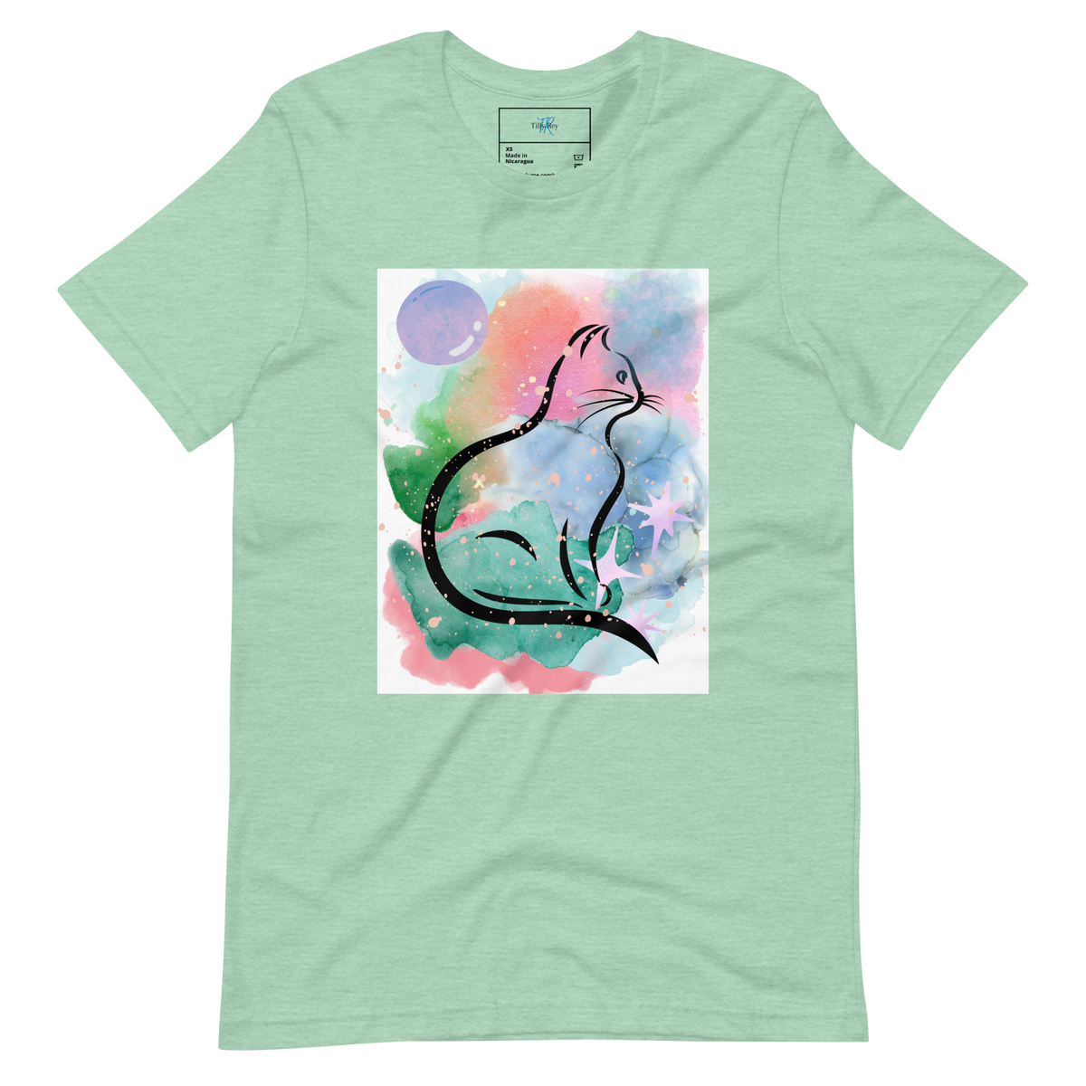 Watercolor Cat T-Shirt