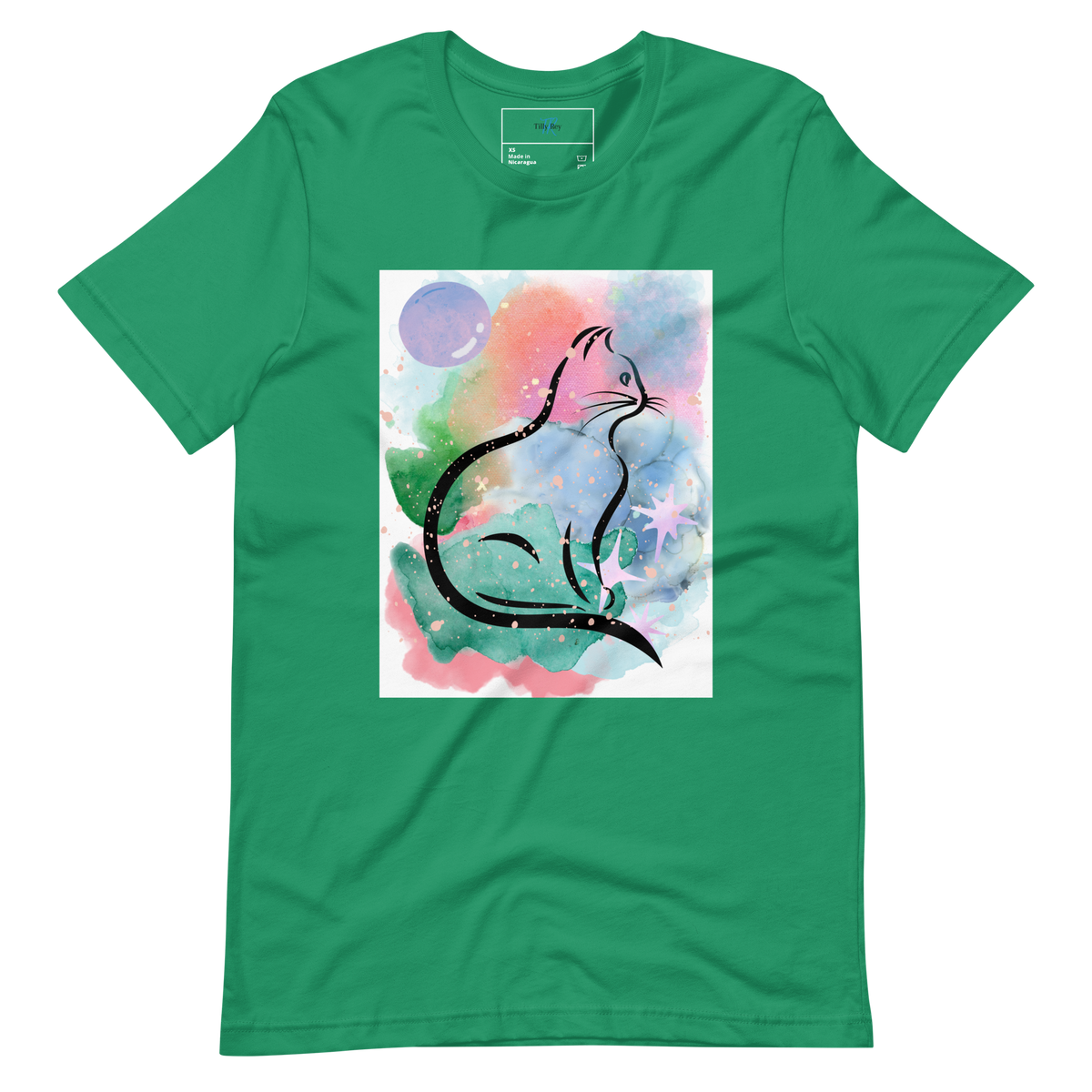 Watercolor Cat T-Shirt