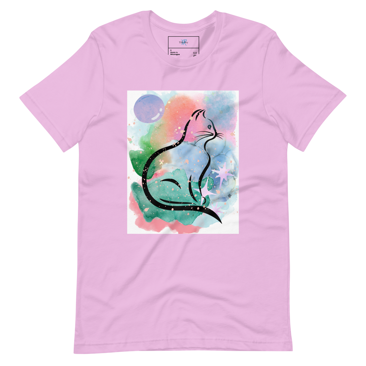 Watercolor Cat T-Shirt