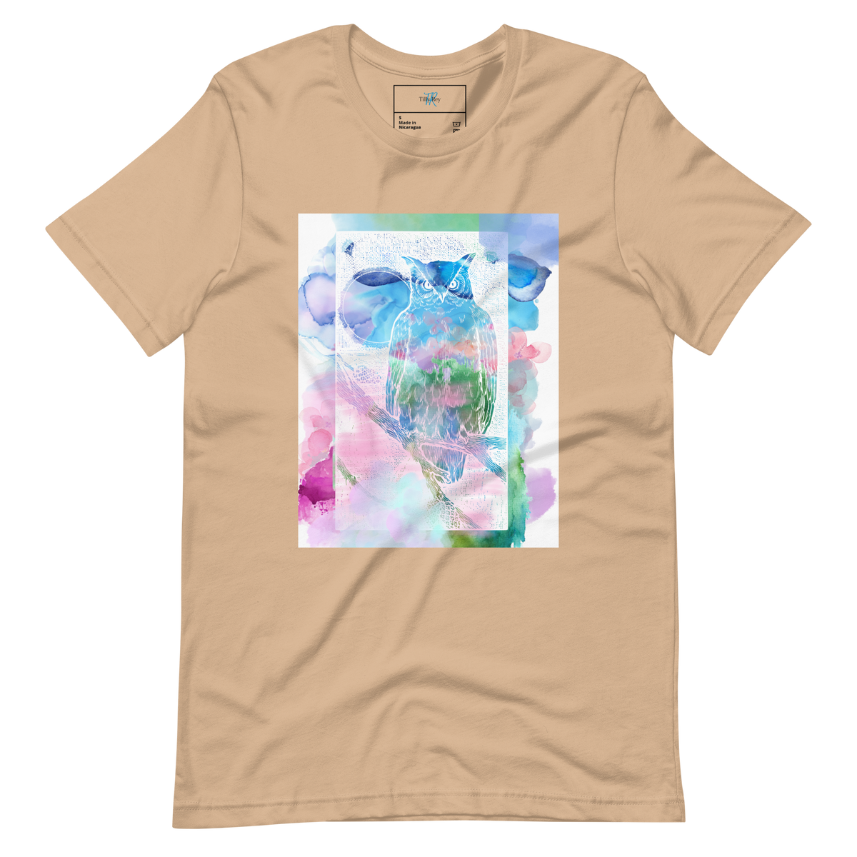 Watercolor Owl T-Shirt