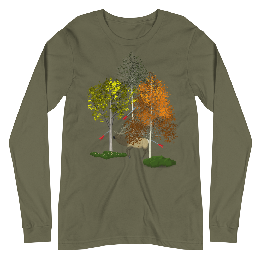 I DON'T WANT TO TALK ABOUT IT! Hunting Long Sleeve Tee
