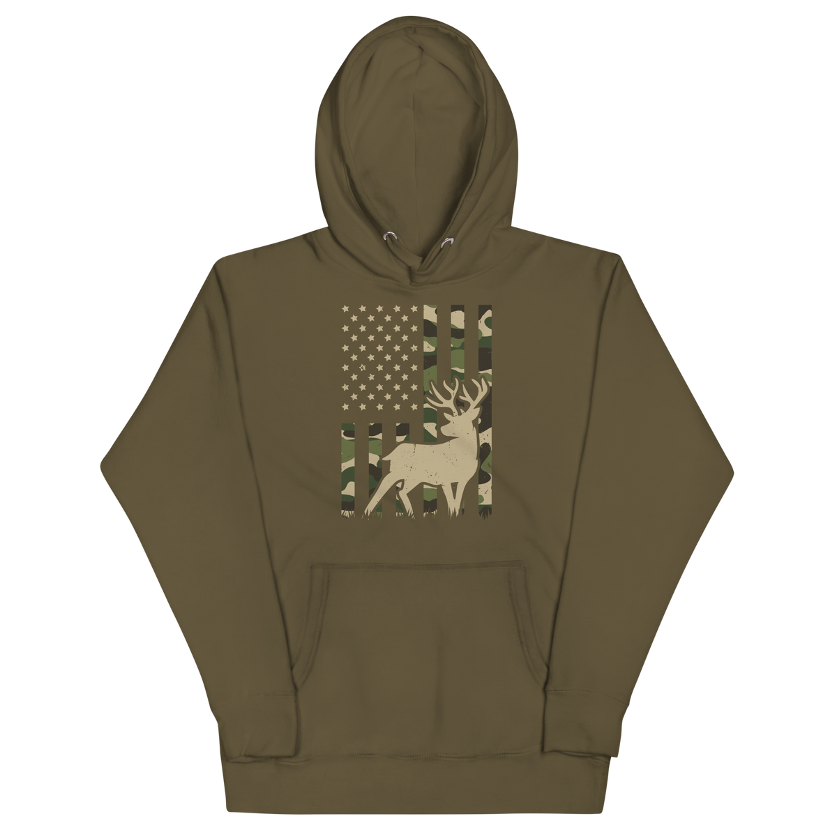 FLAG & MULE DEER Hoodie
