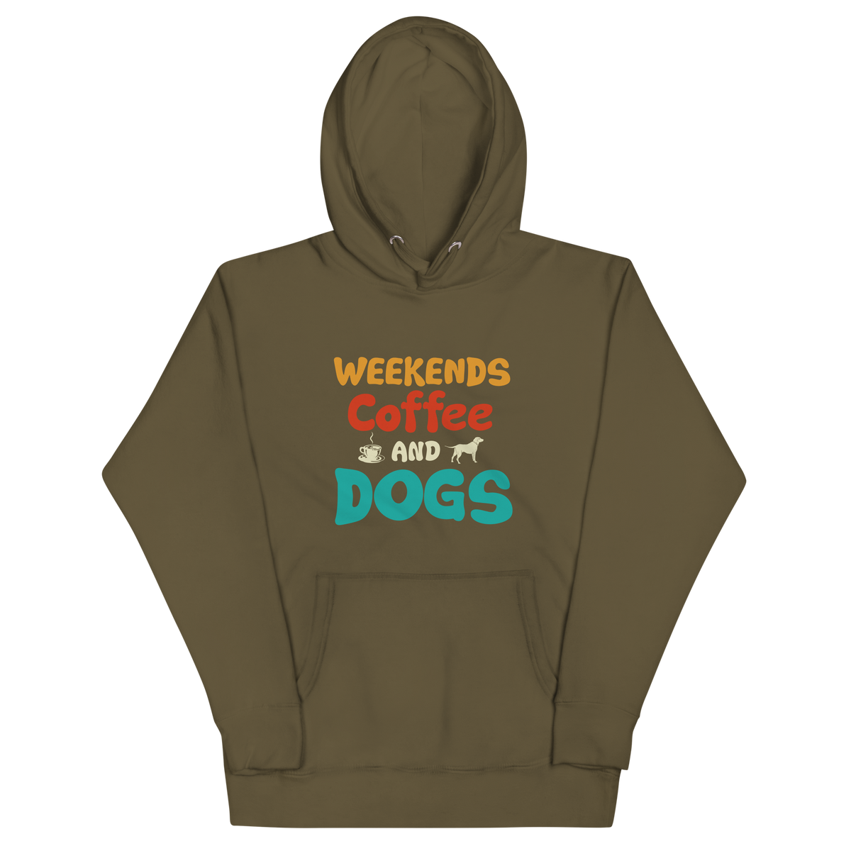 WEEKENDS, COFFEE AND DOGS Hoodie