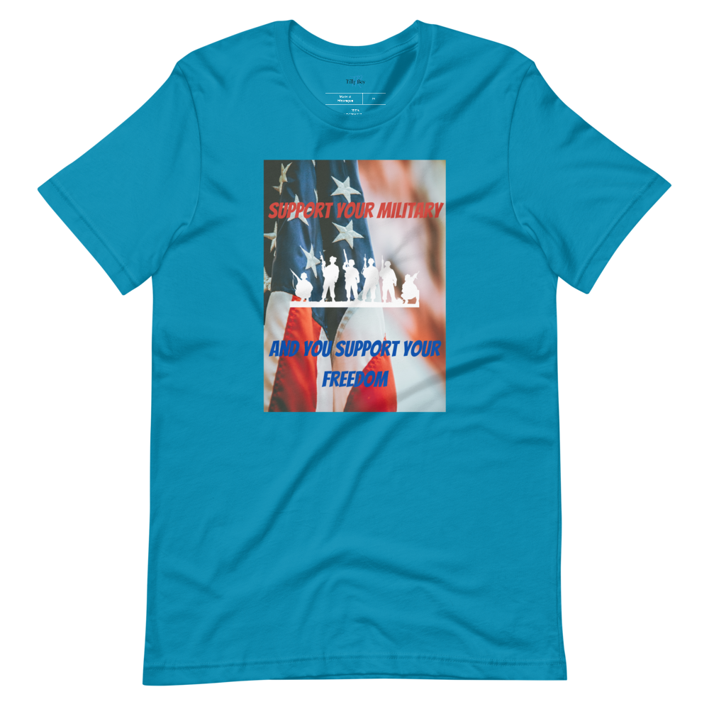 SUPPORT YOUR MILITARY Short-sleeve t-shirt
