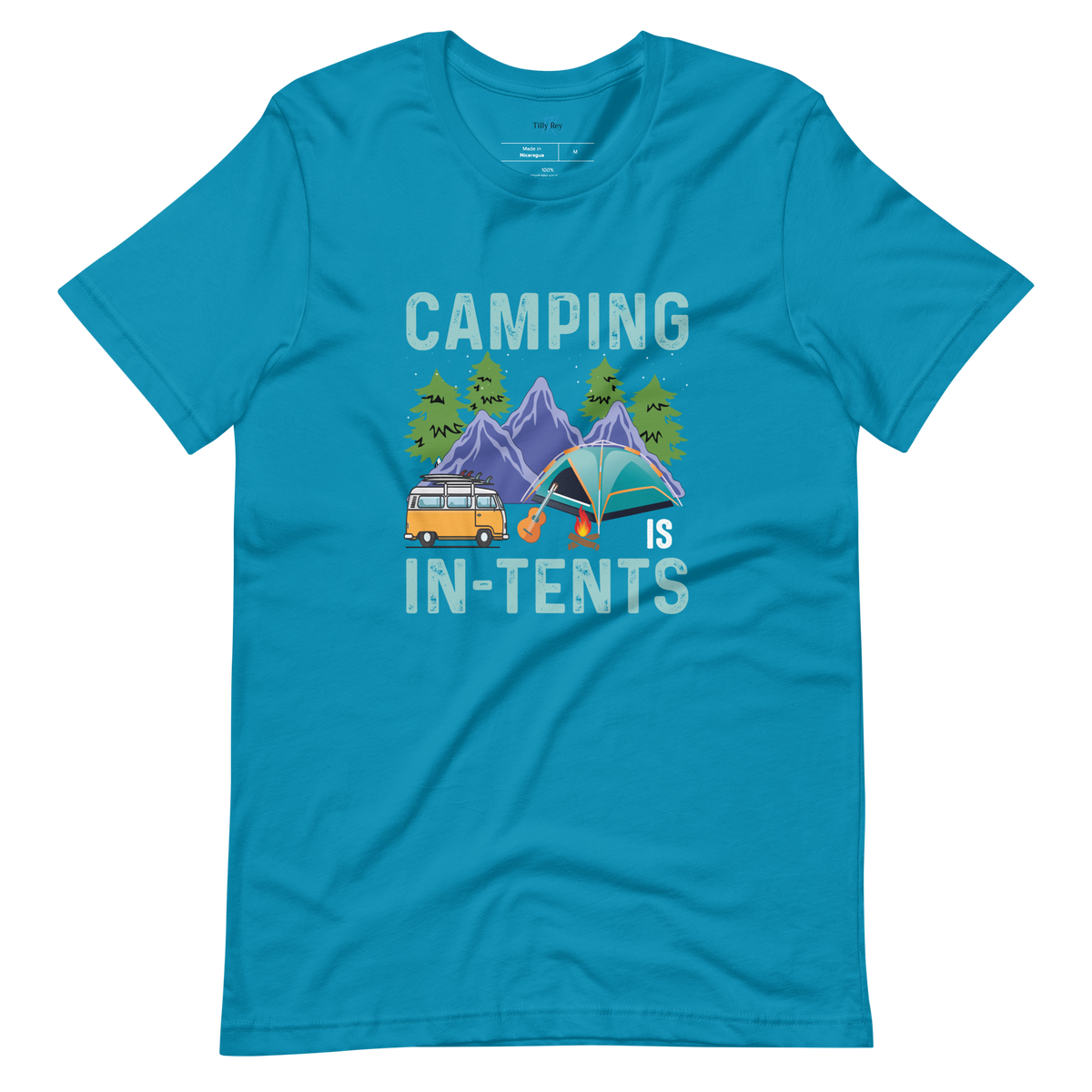 CAMPING IS IN-TENTS T-SHIRT