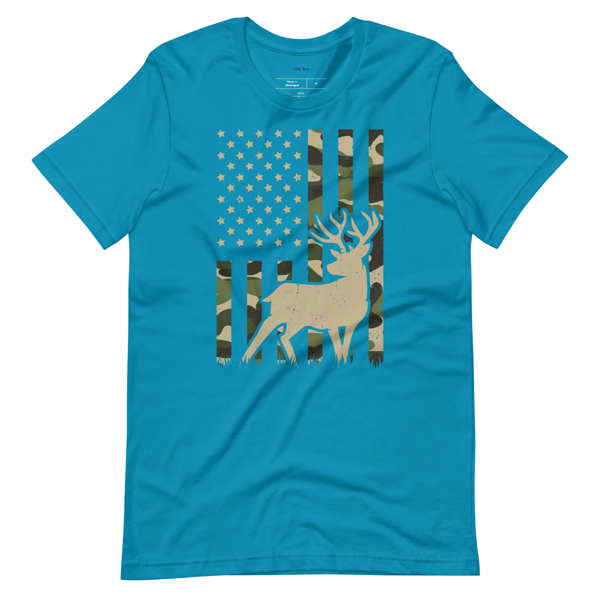 FLAG & MULE DEER T-Shirt