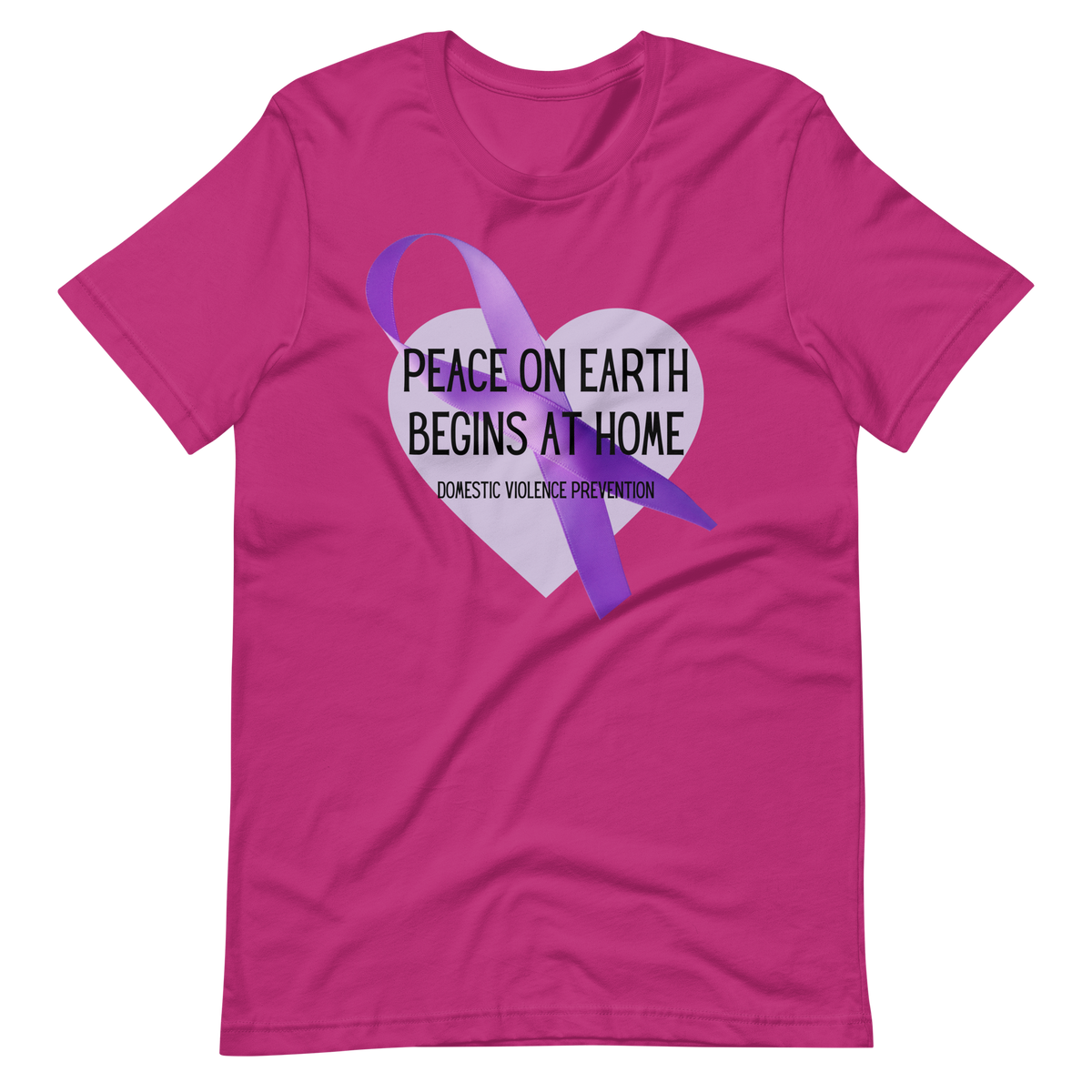 PEACE ON EARTH BEGINS AT HOME Short-Sleeved T-Shirt