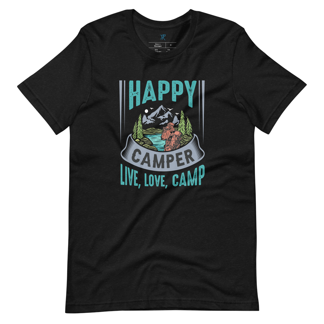 t shirt camper HAPPY CAMPER T-SHIRT – Tilly Rey