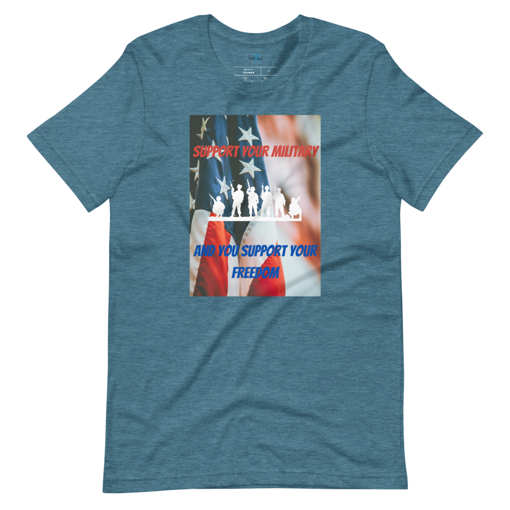 SUPPORT YOUR MILITARY Short-sleeve t-shirt