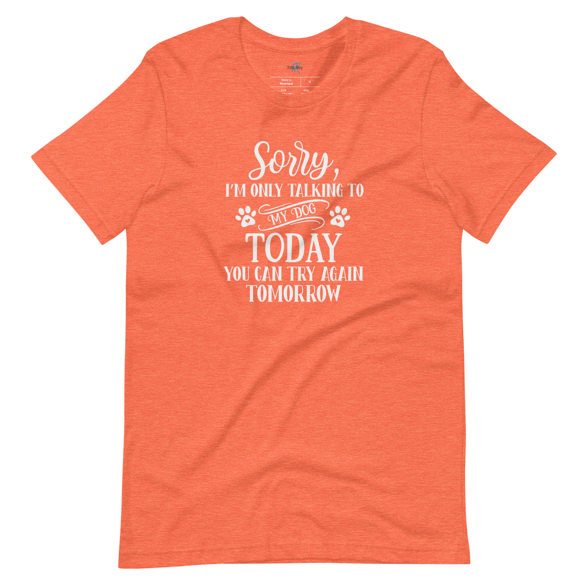 SORRY, I'M ONLY TALKING TO MY DOG TODAY T-Shirt