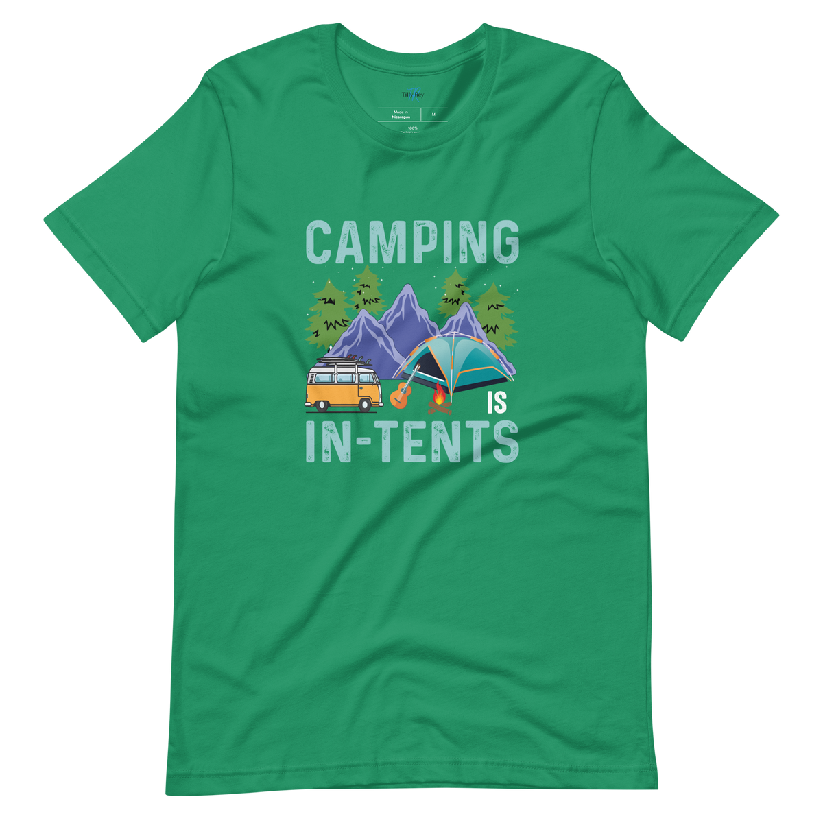 CAMPING IS IN-TENTS T-SHIRT