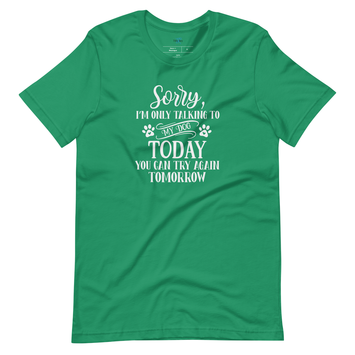 SORRY, I'M ONLY TALKING TO MY DOG TODAY T-Shirt