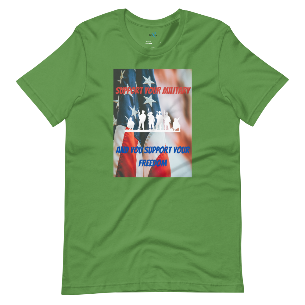 SUPPORT YOUR MILITARY Short-sleeve t-shirt