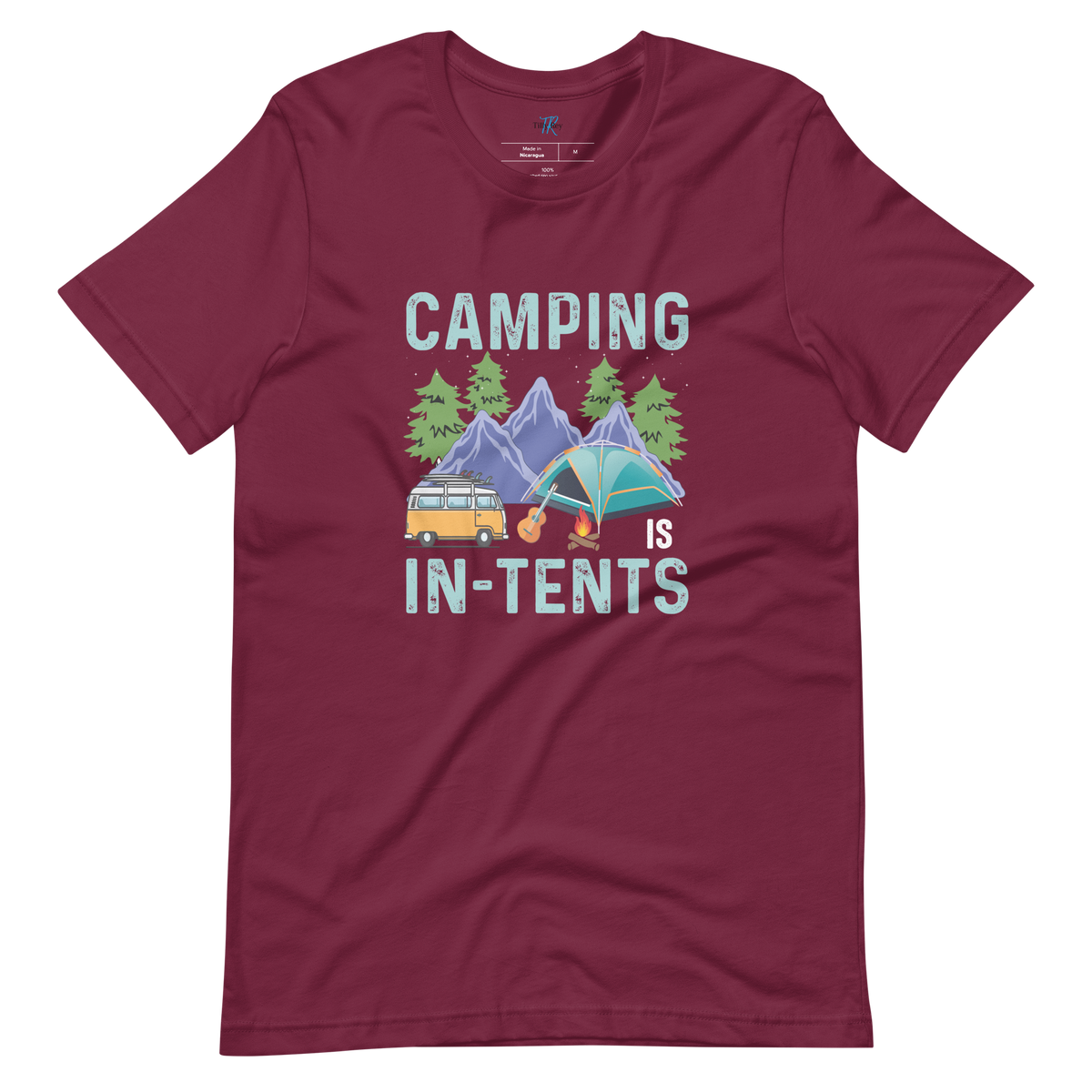 CAMPING IS IN-TENTS T-SHIRT