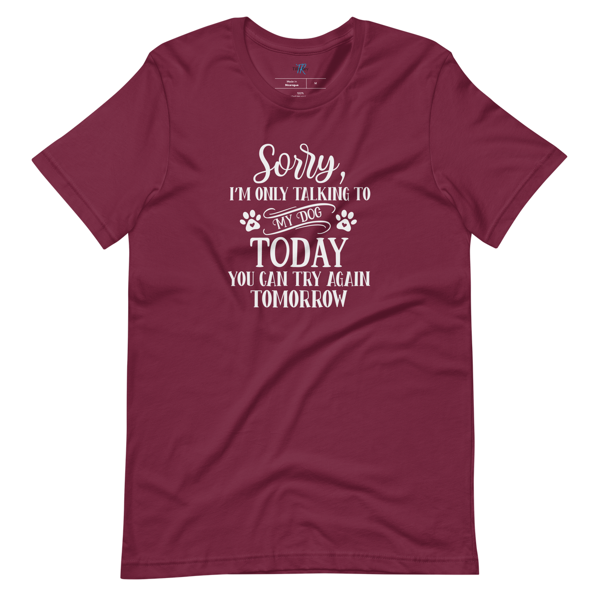 SORRY, I'M ONLY TALKING TO MY DOG TODAY T-Shirt