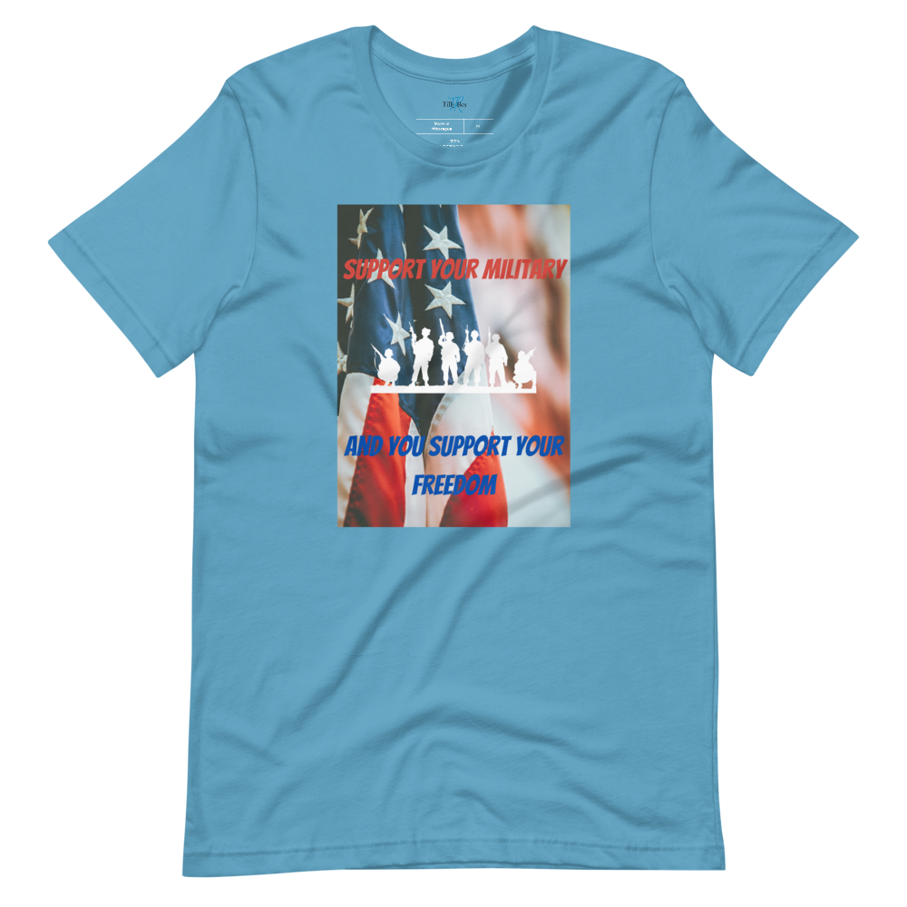 SUPPORT YOUR MILITARY Short-sleeve t-shirt