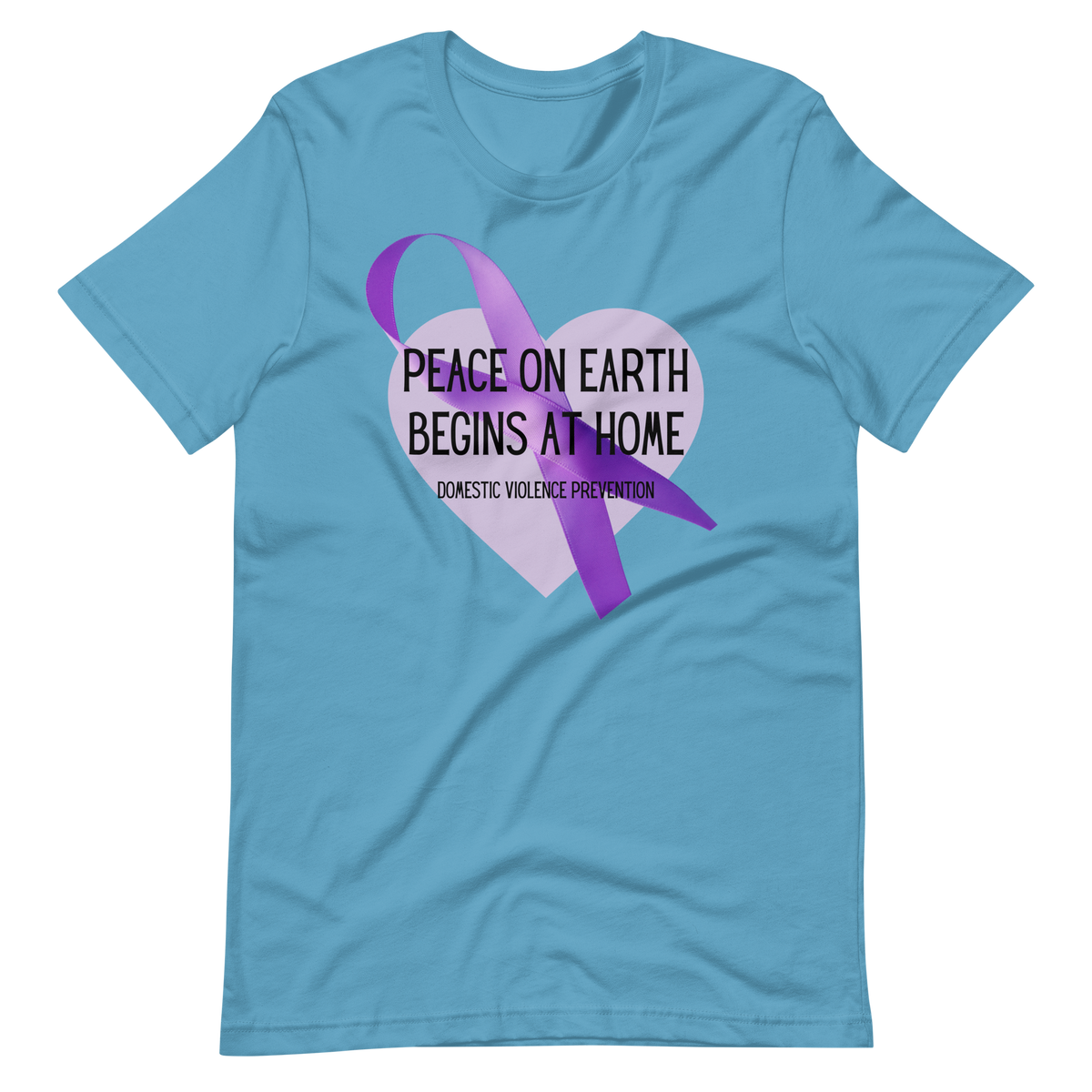 PEACE ON EARTH BEGINS AT HOME Short-Sleeved T-Shirt