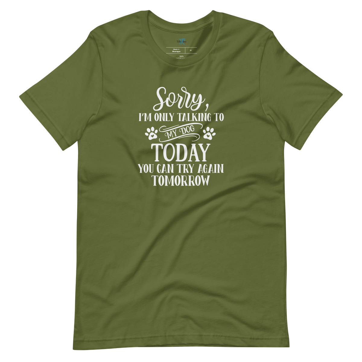 SORRY, I'M ONLY TALKING TO MY DOG TODAY T-Shirt