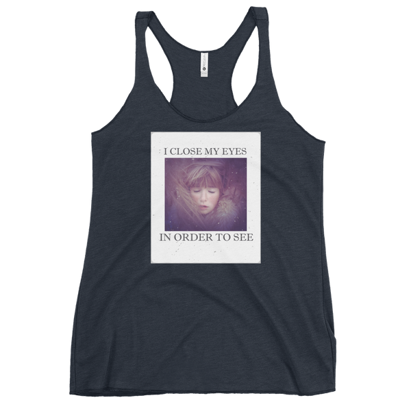 I CLOSE MY EYES 2 Women's Tank Top